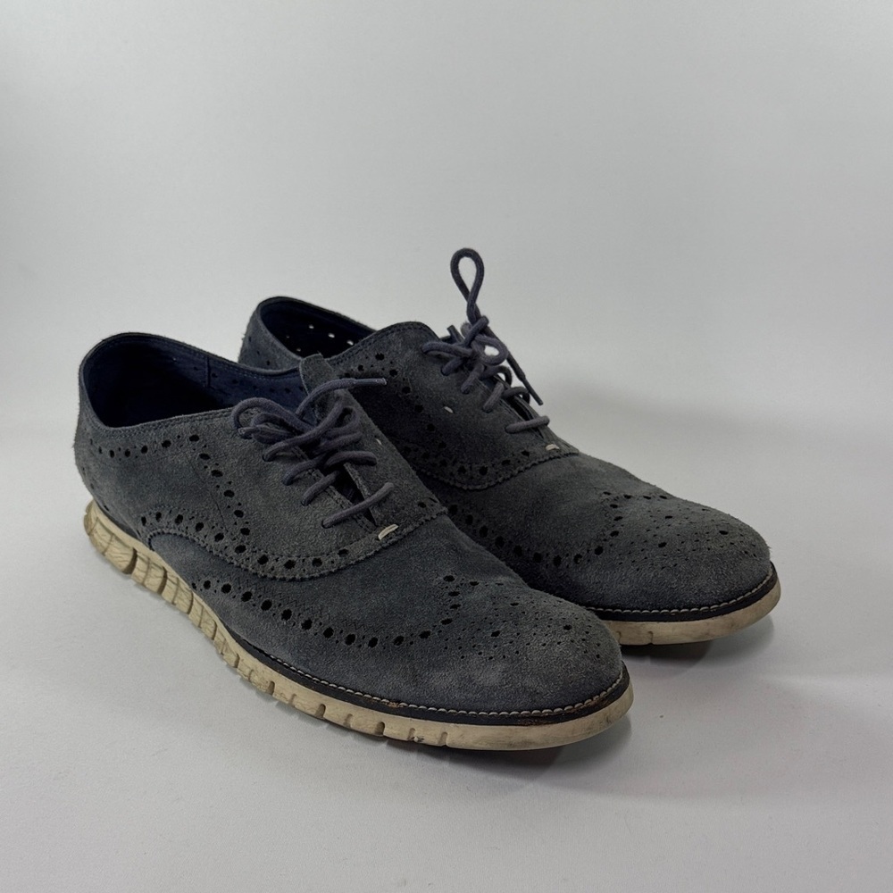 Cole Haan Dark Gray/Blue Oxfords
